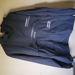 Black 2XL men's anorak